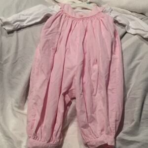 Bubble romper in soft Pink courderoy worn once